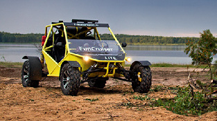 Buggy FunCruiser Lite 1800 желтого цвета